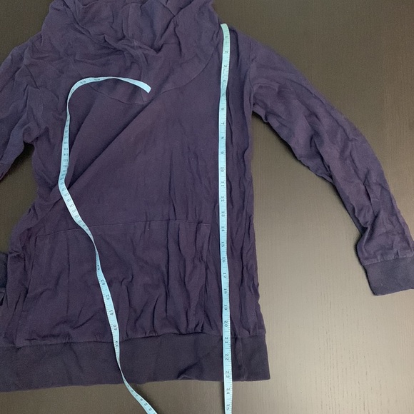 Purple cowl hooded sweater size S - Picture 4 of 6